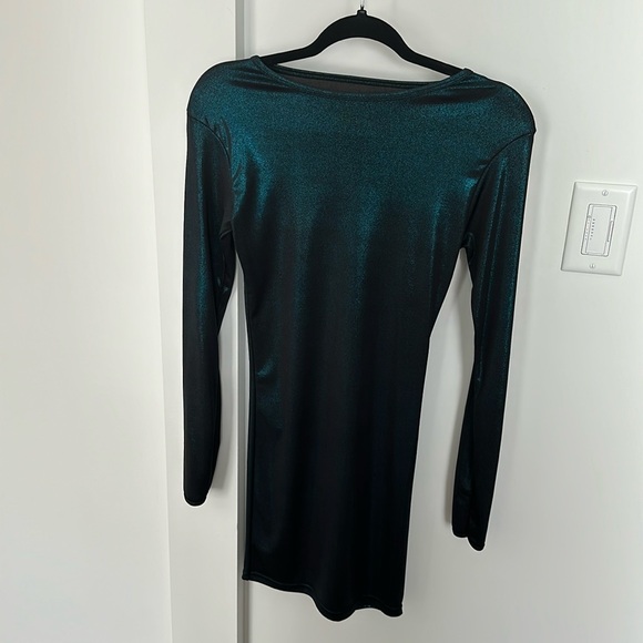 American apparel teal mini dress - Picture 1 of 3